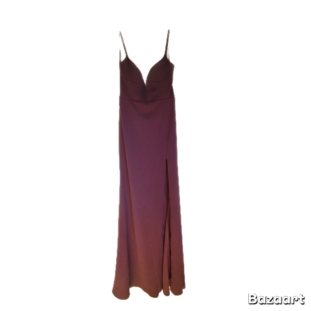 Azazie Atelier Semi-Formal Dress Size 8 Sleeveless Purple Maxi
